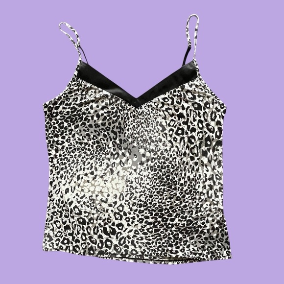 Y2K leopard print tank camisole large - Picture 4 of 10